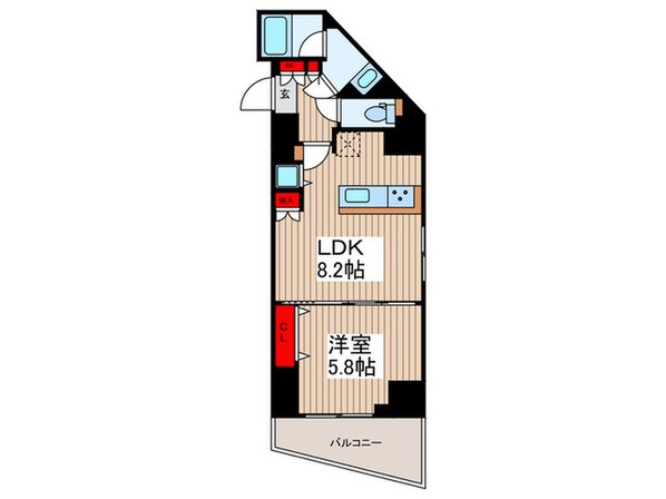 RELUXIA東向島Ⅱの物件間取画像